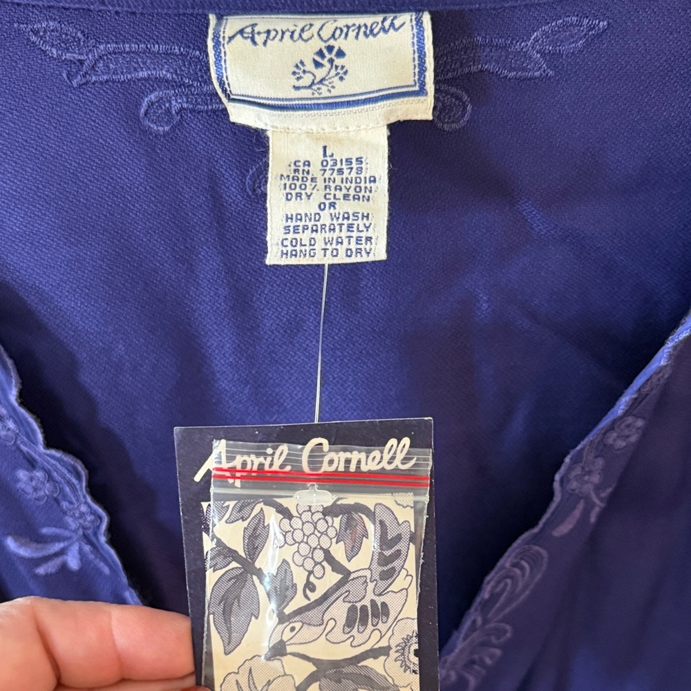 NWT April Cornell twin set, Sleeveless Top and 3/4 sleeve top - Picture 5 of 10